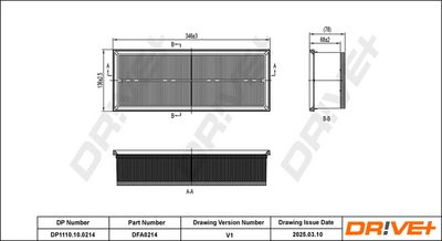 LUFTFILTER DR!VE+ DP1110100214 11