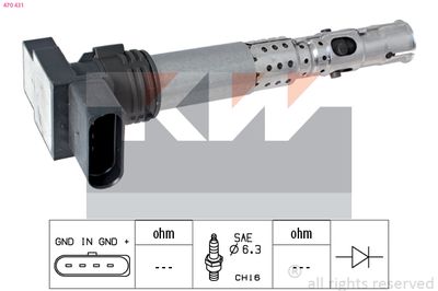 Cewka zapłonowa KW 470 431