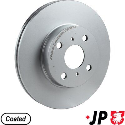 спирачен диск JP GROUP 4863100200