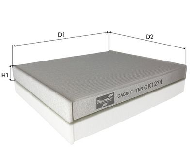 Filtr, vzduch v interiéru TECNECO FILTERS CK1274