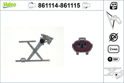 FENSTERHEBER VALEO 861114