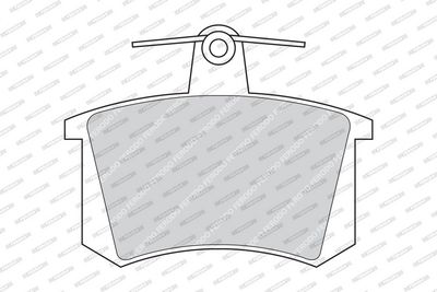 SET PLACUTE FRANA FRANA DISC FERODO FDB222 1