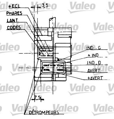 COMUTATOR COLOANA DIRECTIE VALEO 251203 1