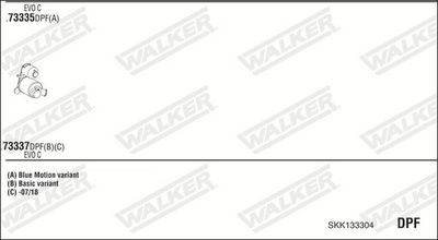 SISTEM DE ESAPAMENT WALKER SKK133304