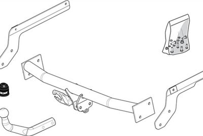 Zestaw zaczepu przyczepy BRINK 380400