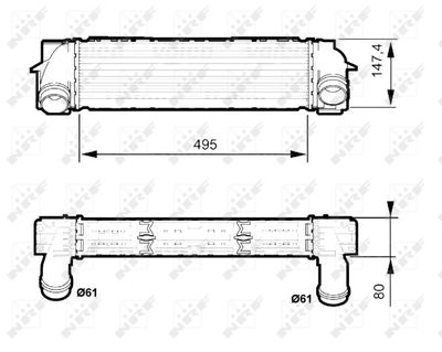 INTERCOOLER COMPRESOR NRF 30524 4