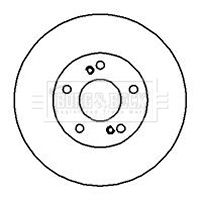 BORG & BECK BBD5015 Тормозные диски для NISSAN MAXIMA / MAXIMA QX IV (A32) 3.0