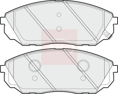 APEC Brake Pad Set, disc brake PAD1556