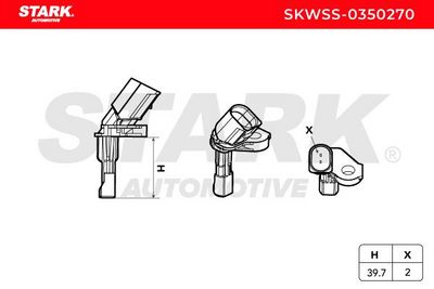 датчик, обороти на колелото STARK SKWSS-0350270
