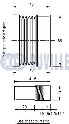 GENERATORFREILAUF RUVILLE 541866 1