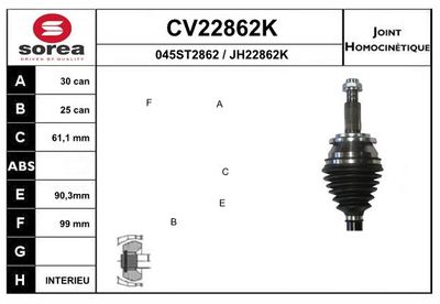 GELENKSATZ ANTRIEBSWELLE