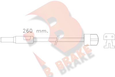 R BRAKE 610319RB Датчик износа тормозных колодок  для RENAULT TRUCKS MASCOTT (Рено тракс Маскотт)