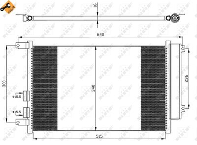 CONDENSATOR CLIMATIZARE NRF 35499 3