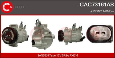 COMPRESOR CLIMATIZARE CASCO CAC73161AS