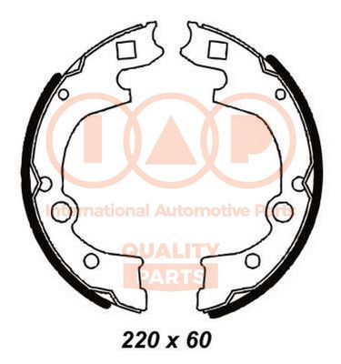 Комплект тормозных колодок IAP QUALITY PARTS 705-07063 для HYUNDAI H-1