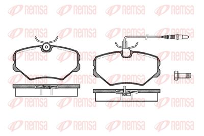KAWE 0500 02 Тормозные колодки и сигнализаторы  для PEUGEOT 405 II (4B) 2.0 T 16 X4