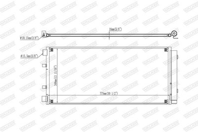 CONDENSATOR CLIMATIZARE WALKER WCD00367 6