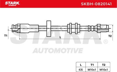 спирачен маркуч STARK SKBH-0820141