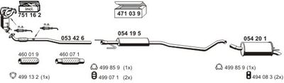 SISTEM DE ESAPAMENT ERNST 050833