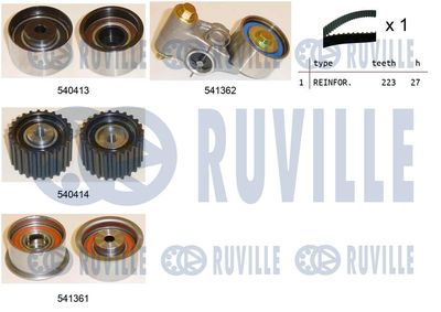 RUVILLE 550313 Комплект ГРМ  для SUBARU IMPREZA (Субару Импреза)