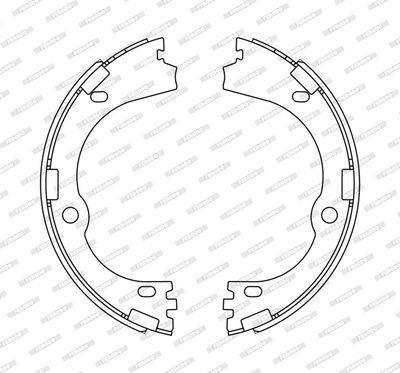 BREMSBACKENSATZ FERODO FSB4342