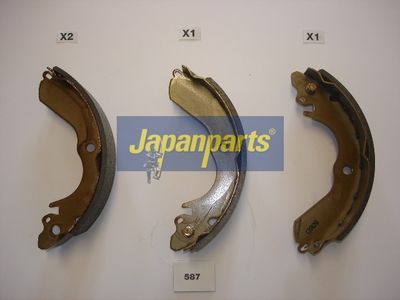 JAPANPARTS Stabdžių trinkelių komplektas
