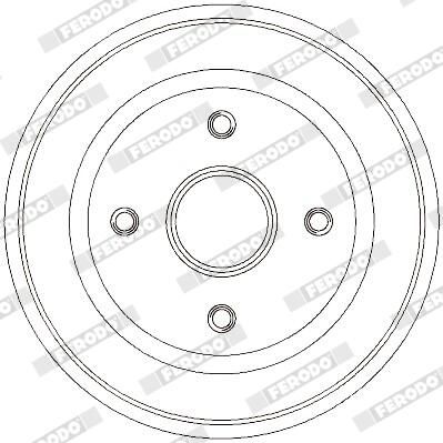 BREMSTROMMEL FERODO FDR329259 3