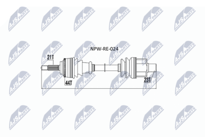 Wał napędowy NTY NPW-RE-024
