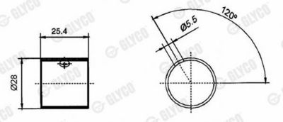 CUZINET ARBORE GLYCO 554232SEMI 1