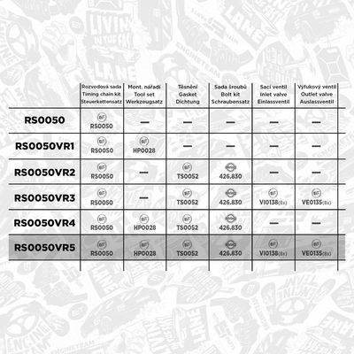 CHIT LANT DE DISTRIBUTIE ET ENGINETEAM RS0050VR5 1