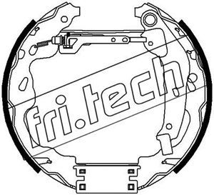Комплект тормозных колодок fri.tech. 16275 для CITROËN C1