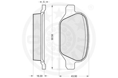 SET PLACUTE FRANA FRANA DISC OPTIMAL 12115 2