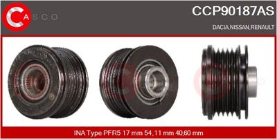 FULIE ALTERNATOR CASCO CCP90187AS
