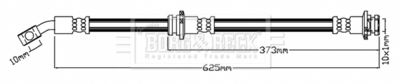 Brake Hose Borg & Beck BBH8727