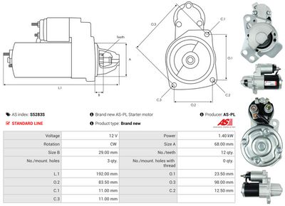 STARTER AS-PL S5283S 4
