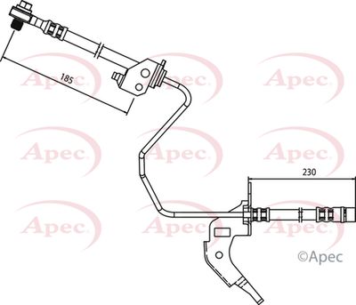 Brake Hose APEC HOS3688