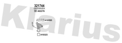 Układ wydechowy KLARIUS 790797E