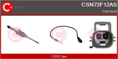 SENZOR TEMPERATURA GAZE EVACUARE