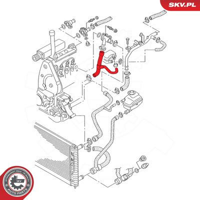 Hadica chladiča ESEN SKV 43SKV984