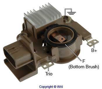 Régulateur d'alternateur WAI — 12V, 9cm