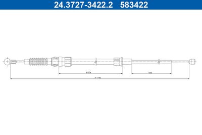 CABLU FRANA DE PARCARE