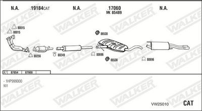 Изпускателна система WALKER VW25010