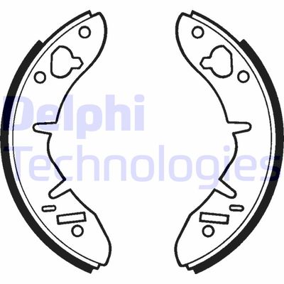 Комплект тормозных колодок DELPHI LS1015 для AUSTIN MINI