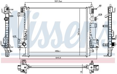 RADIATOR RACIRE MOTOR NISSENS 637662 4