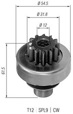 MAGNETI MARELLI Krumpliaratis, starteris