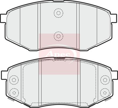 APEC Brake Pad Set, disc brake PAD1767
