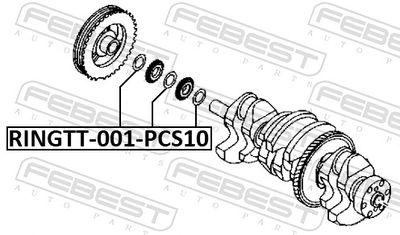 INEL DE GHIDARE ARBORE COTIT FEBEST RINGTT001PCS10 1