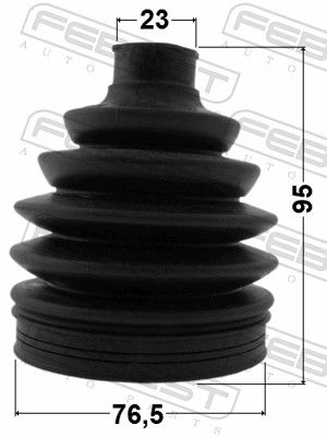 Bellow, drive shaft 1217P-CM10R