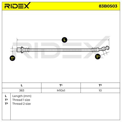 спирачен маркуч RIDEX
