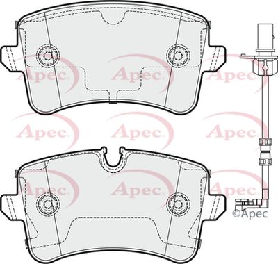 Brake Pad Set APEC PAD1778